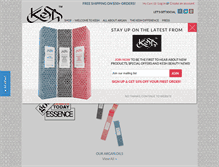 Tablet Screenshot of keshbeauty.com